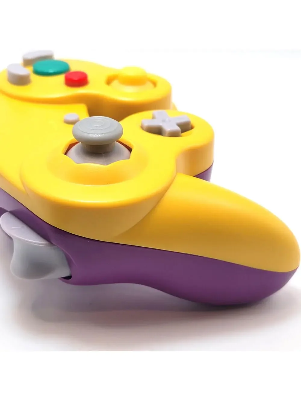 Nintendo GameCube Controller Game Pad For NGC - Wii - Warrior Yellow & Purple